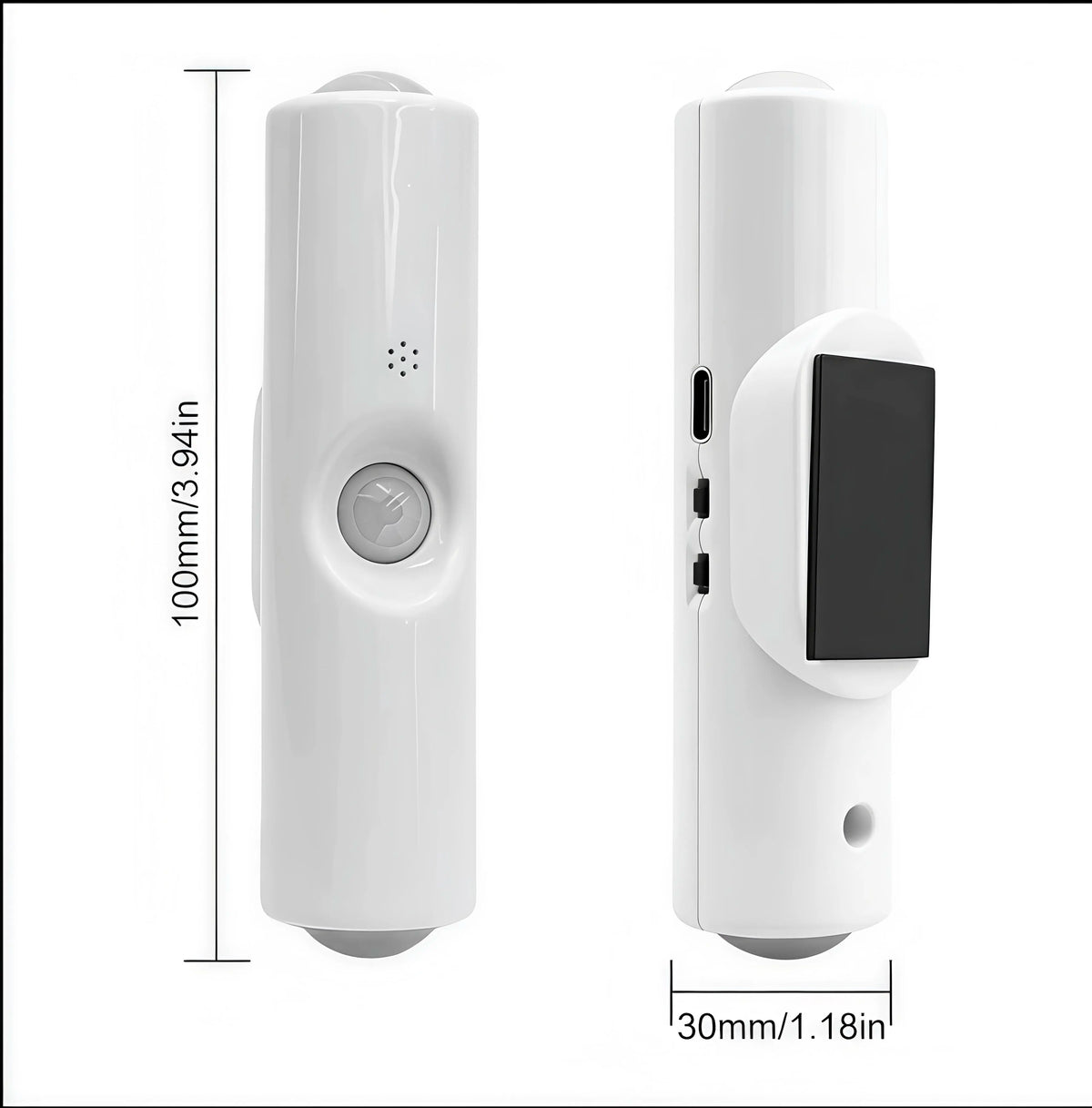 Rechargeable RGB Wall Lights with Motion Sensor, Magnetic Stick-On LED Night Lights, Dimmable Gradient Ambient Lighting, USB Charging, Long Battery Life for Bedroom, Hallway & Home Decor