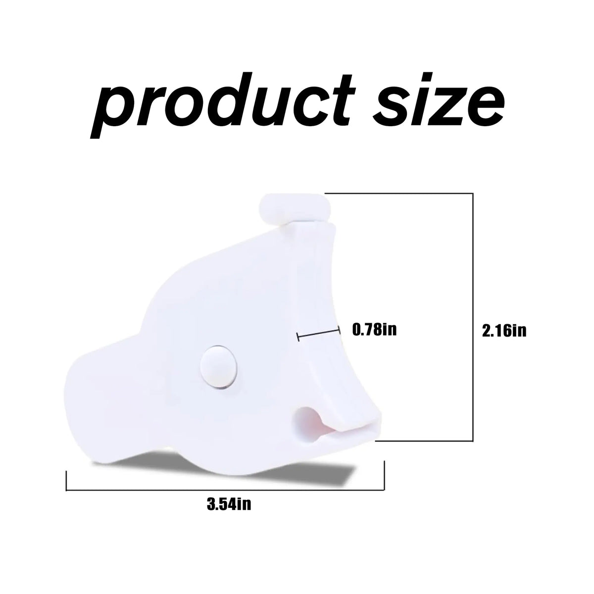 Retractable 60 Inch Body Measuring Tape, White 3D Automatic Lock for Waist/Hip Accuracy