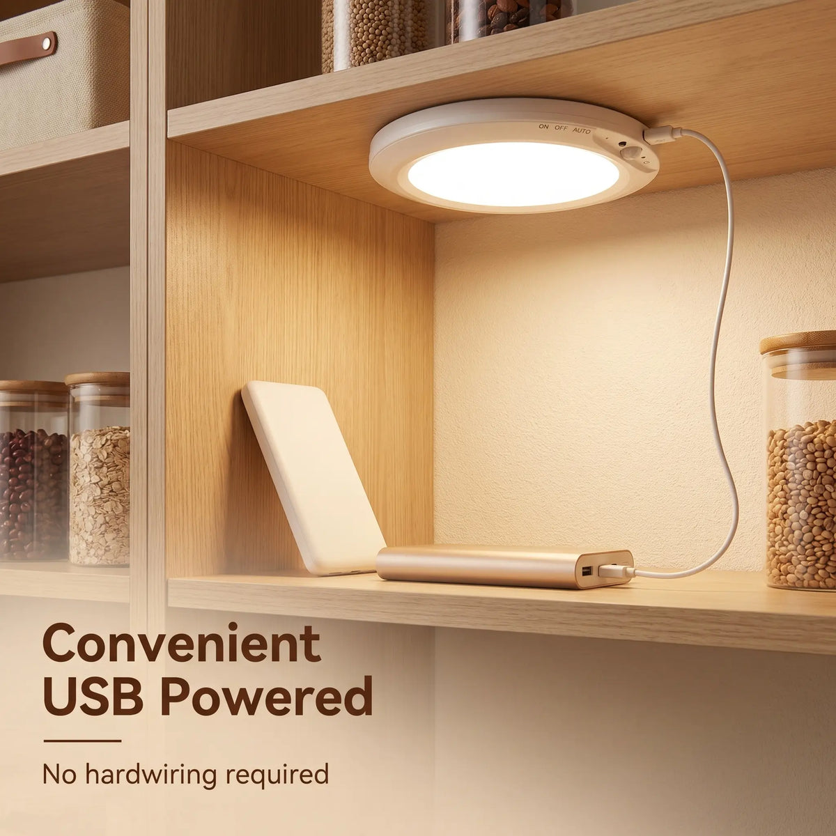 Ceiling Light with Magnetic Sensor, 15 RGB Color-Changing Modes, Large 7000 Mah Rechargeable Battery, round LED Lamp