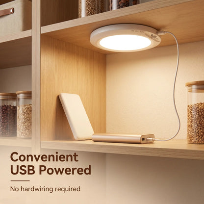 Ceiling Light with Magnetic Sensor, 15 RGB Color-Changing Modes, Large 7000 Mah Rechargeable Battery, round LED Lamp