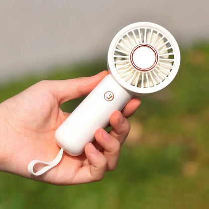 Portable Handheld Fan, Handheld Cooling Fan, 1 Count USB Rechargeable 3-Speed Mini Fan, Small Personal Fan for Women'S Makeup, Student Carry Fan, Outdoor, Travel, Office and Bedroom #Summerwins #Dealsforyoudays